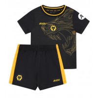 Camisa de time de futebol Wolves Jorgen Strand Larsen #9 Replicas 2º Equipamento Infantil 2024-25 Manga Curta (+ Calças curtas)